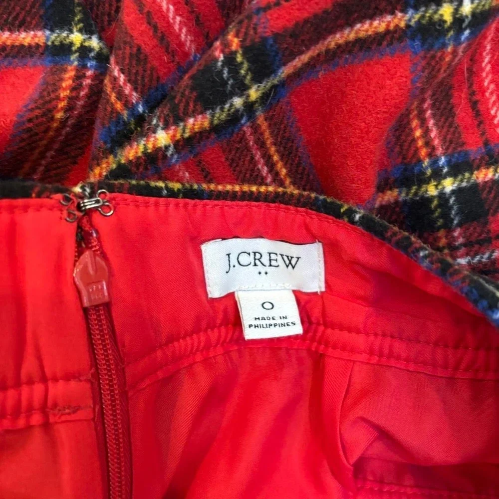 J. Crew red wool